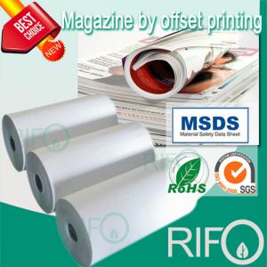 Rph-100 Бяла синтетична хартия BOPP за офсетни печатни материали от списанието